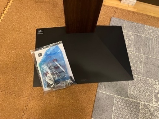 自転車 WALL V3 テレビスタンド ウォールナット色