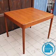 青林製作所のティファニー チーク材 エクステンションダイニングテーブルです！職人の卓越した技術によって生み出されたジャパンヴィンテージ。伸長式でご使用人数に合わせてお使いいただけます♪CJ213