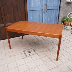 青林製作所のティファニー チーク材 エクステンションダイニングテーブルです！職人の卓越した技術によって生み出されたジャパンヴィンテージ。伸長式でご使用人数に合わせてお使いいただけます♪CJ213