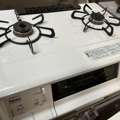 パロマ ガスコンロ エブリシェフシリーズ PA-370WHA【左強火力/プロパンガス(LPG)】ナチュラルホワイト