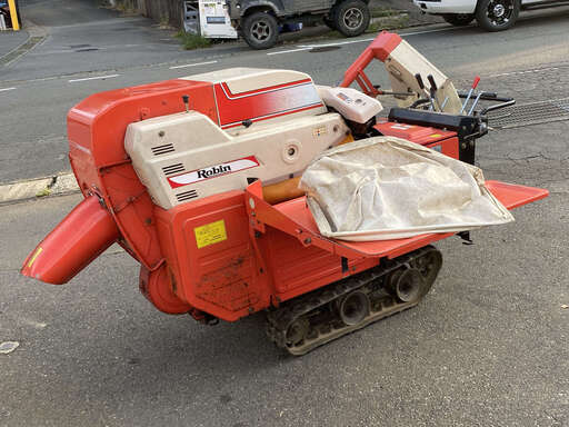 軽トラ貸し出しOK 現物確認歓迎 動作品 昨年まで使用し高齢で離農の為に出品 富士スバル ロビン 脱穀機 ハーベスタ FH60G 厚木市 引取限定