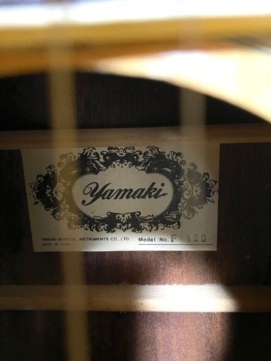 Yamaki ヤマキ アコースティックギター 120 素晴らしい鳴りです。