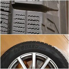    【値下げしました】2021年スタッドレスタイヤ185/65R15ヨコハマiG60(ホイール付き） 