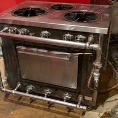 【再値下げ】マルゼン 業務用Lガスコンロ オーブン付き