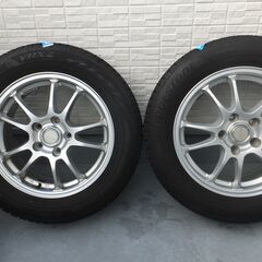 走行短め【BS BLIZZAK VRX3 165/65R14】スタッドレス【BALMINUM 14 