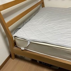 無印良品のダブルベッド【値引き】1.5→1万