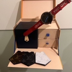 ルイヴィトン　新型ワンタッチベルト　タンブール　ホライゾン　V2 ブラウン