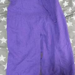 【譲り先決まりました】ディスコート リネン 紫 タイトスカート