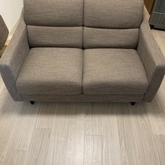 ニトリ 2人掛け布張りソファ(MK02 KD LGR) : ニトリ Yahoo!店