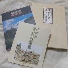 向井潤吉風景画集４冊セット　（懐かしき日本の風景、心に残る絵筆の...