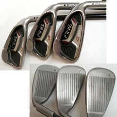ゴルフクラブ アイアン 7本セット ピン PING G20 6～9、W、L、U TFC 330 Ⅰ SR STIFF-REG　※9番折れ まとめて ☆ PayPay(ペイペイ)決済可能 ☆ 札幌市 豊平区 平岸