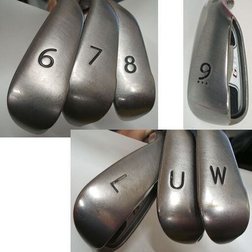 ゴルフクラブ アイアン 7本セット ピン PING G20 6～9、W、L、U TFC 