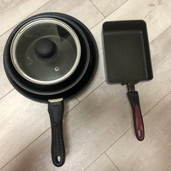 鍋セットと卵焼き器