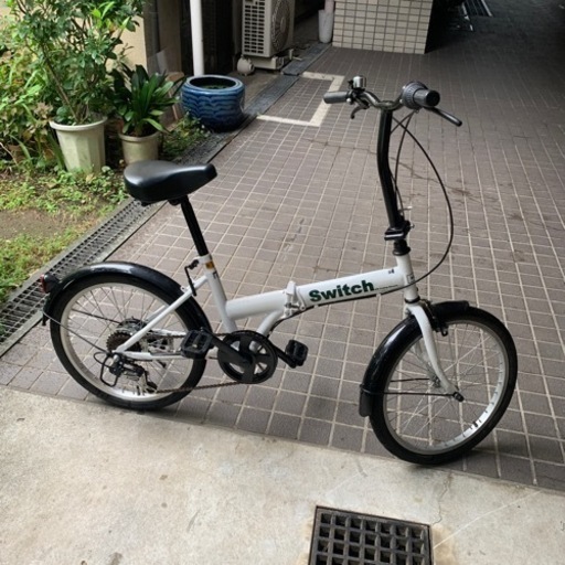 20インチ　折り畳み自転車　6段ギア　大人用自転車