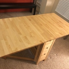 IKEA ノールデン　折り畳み可能なダイニングテーブル