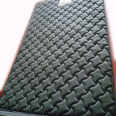 セミダブルベッド☆木製ベッドフレーム+マットレスボンネルコイル/ニトリ☆店頭引取りOK☆札幌市白石区