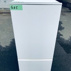 ✨2018年製✨465番 AQUA✨ノンフロン冷凍冷蔵庫✨AQR-BK18G‼️