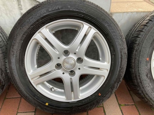 175/65R14 OFF+45リム5.5ホイル付き夏タイヤ4本 フィットGE6