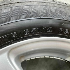 175/65R14 OFF+45リム5.5ホイル付き夏タイヤ4本 フィットGE6