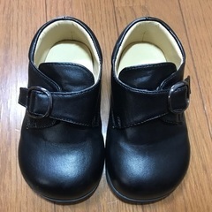 【決まりました】子供靴　フォーマルシューズ　14cm   ブラッ...
