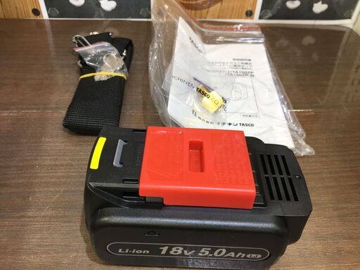 タスコ TA150ZP‐1 真空ポンプ 中古品 パナ 18V 5.0Ah バッテリー×1 