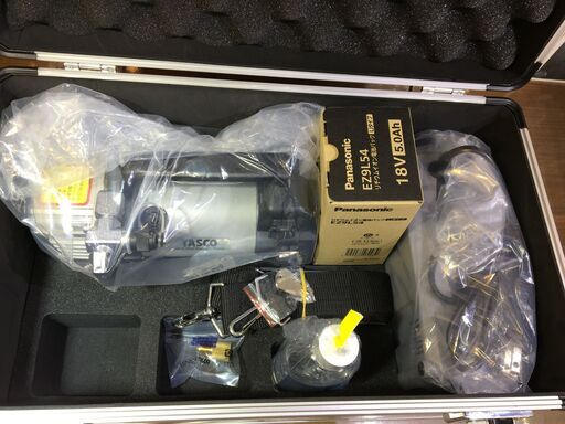 タスコ TA150ZP‐1 真空ポンプ 中古品 パナ 18V 5.0Ah バッテリー×1 