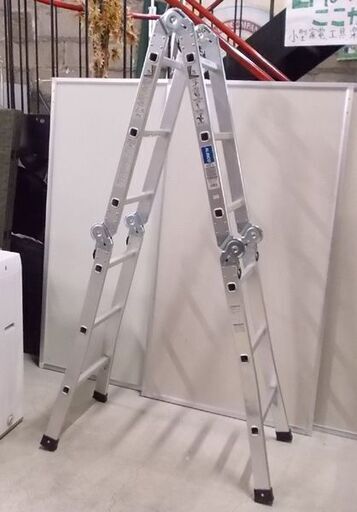 アルインコ 多関節脚立 WKM-15 全長3m72cm はしご 作業台 踏み台にも 折りたたみ 札幌市東区 新道東店