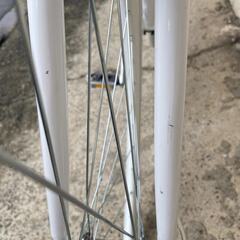 クロスバイク ホワイトパープル✨