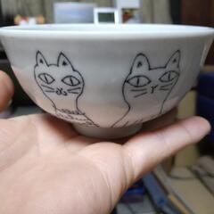 猫柄ご飯茶碗