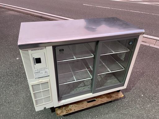 ☆中古品 ホシザキ小形冷蔵ショーケース RTS-1000STB2 149L 2016年 1000ｘ450ｘ800 動作問題なし ドリンク 厨房☆