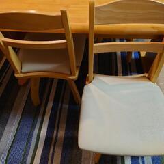 ニトリ　ダイニングテーブルセット　回転椅子タイプ