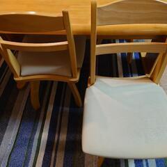 ニトリ　ダイニングテーブルセット　回転椅子タイプ