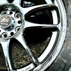 WORK EMOTION ワークエモーション KAI/N 18×7.5J＋48 pcd114.3 5穴 メッキホイール4本セット