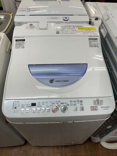 洗濯機　No.4877　シャープ　2012年製　洗濯5.5kg/乾燥3.0kg　ES-TG55L　【リサイクルショップどりーむ天保山店】