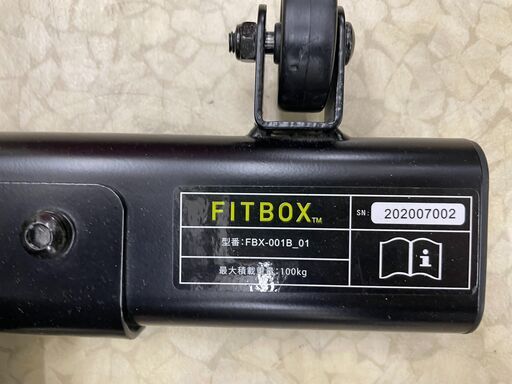 FITBOX　FBX-001B_01   フィットネスバイク　スピンバイク　エアロ　バイク　ブラック　家庭用　静音　トレーニング機器　美品
