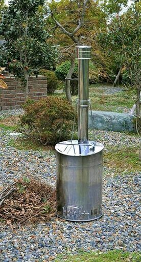 家庭用落ち葉焼却器 廃棄物処理法にも対応！ステンレス製