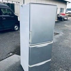 ET526番⭐️350L⭐️ SHARPノンフロン冷凍冷蔵庫⭐️