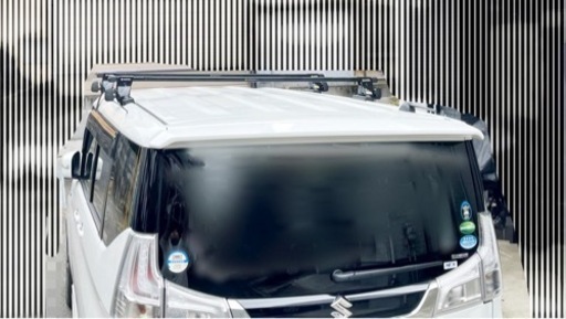 ソリオ ルーフキャリア MA27S MA37S MA47S R02.12- ベースキャリア スクエアバー INNO(イノー)  INSUT+K787+INB147BK