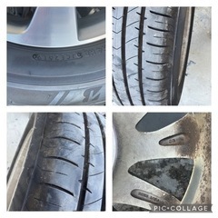 アルファードハイブリッド　20系  16インチ 純正アルミホイール　タイヤ付き　4本 中古