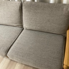 大塚家具(IDC) 2人掛けソファー 2人掛け オーク材 シネマN3 チャコール おしゃれ 幅160cm