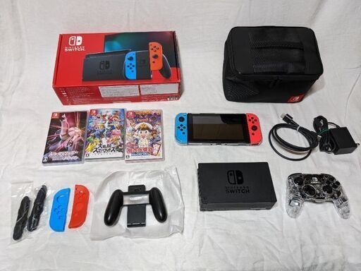 【値下げ可】Nintendo Switch プロコン・ソフト付【付属品完備】