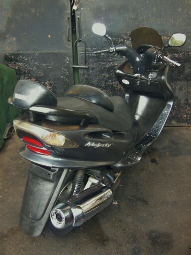 YAMAHA マジェスティ125FI ガンメタ カスタム セル始動 納車 軽整備済