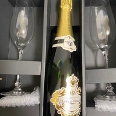 シャンパン クリスタルグラスセット