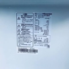 ✨2019年製✨514番 Hisense✨2ドア冷凍冷蔵庫✨HR-D15C‼️
