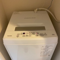 TOSHIBA 洗濯機　4.5kg 2021年モデル