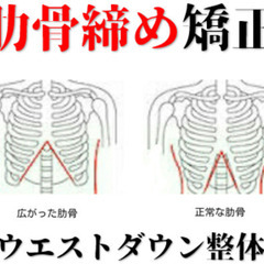 【肋骨の広がり整体】　肋骨締め整体　【北陸で希少の整体術】