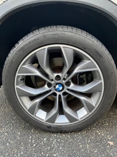 定価40万円！　BMW X3 オプションホイール　19インチ　タイヤ二本交換