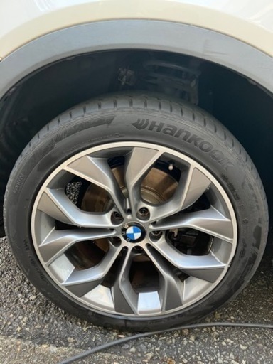 定価40万円! BMW X3 オプションホイール 19インチ タイヤ二本交換