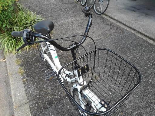 中古自転車2259 前後タイヤ新品！ 26インチ 6段ギヤ ダイナモ