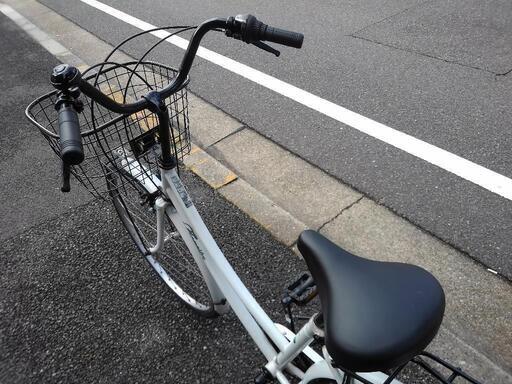 中古自転車2259 前後タイヤ新品！ 26インチ 6段ギヤ ダイナモライト